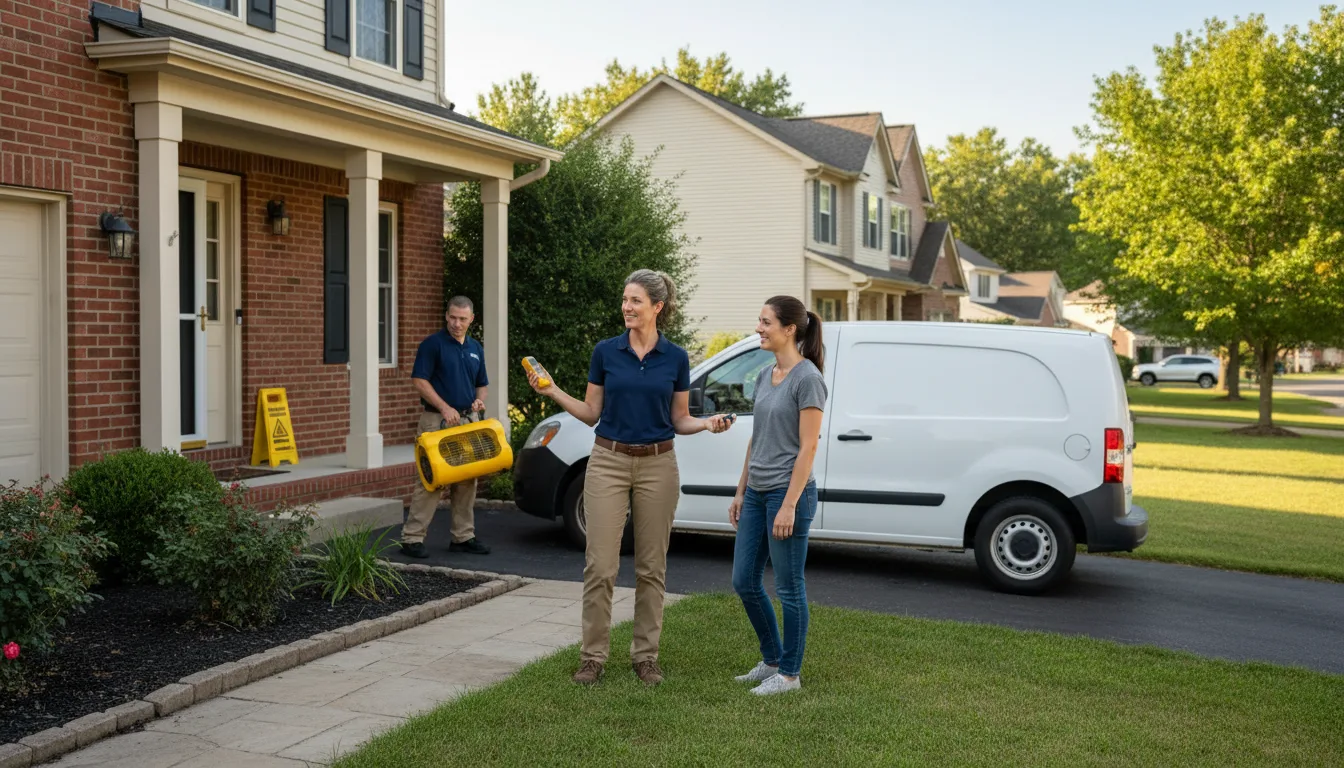 Water restoration image for Water Damage & Restoration Services in Alta, WY